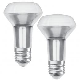 OSRAM 2er-Pack 4,8-W-R63-LED-Reflektorlampen E27, warmweiß, 36°