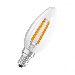 OSRAM Hocheffiziente 2,9-W-LED-Kerzenlampe SUPERSTAR+E14, 470 lm, WW, 162 lm/W, FIL, EEK C, dimmbar