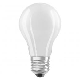 OSRAM Hocheffiziente 4-W-LED-Lampe A60, E27, 840 lm, warmweiß, 3000 K, matt, 210 lm/W, EEK A