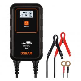 OSRAM Kfz-Batterieladegerät BATTERYcharge 908, 12/24 V, 8 A, für Autos/Klein-LKW