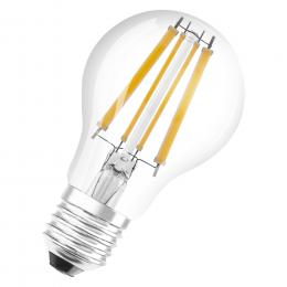 Osram LED Base Classic A 100 Filament, 11 W, 1521 lm, E27, warmweiß, klar, 3-erPack