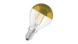 OSRAM LED Mirror Gold 4-W-Filament-LED-Lampe E14 mit Goldkuppe