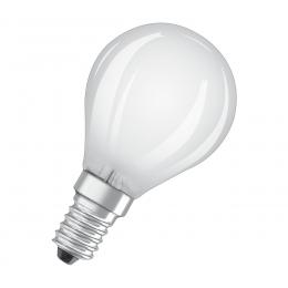 OSRAM LED RETRO Glass Bulb 4,8-W-Filament-LED-Tropfenlampe, E14, matt, dimmbar