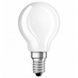 OSRAM LED RETRO Glass Bulb 4-W-Filament-LED-Tropfenlampe, E14, matt