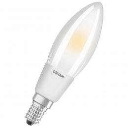 OSRAM LED SUPERSTAR 5,5-W-Filament-LED-Kerzenlampe E14, warmweiß, matt, dimmbar