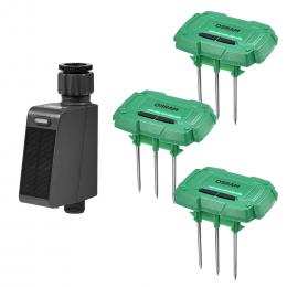 Osram Smart + Smart Home Bewässerungsset, 3x Bodenfeuchtesensor, 1x Bewässerungscontroller, WLAN