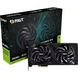 Palit GeForce RTX 4060 8GB Dual Grafikkarte - 8GB GDDR6, 1x HDMI, 3x DP