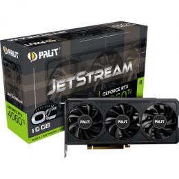 Palit GeForce RTX 4060 Ti 16G JetStream Grafikkarte - 16GB GDDR6, 1x HDMI, 3x DP