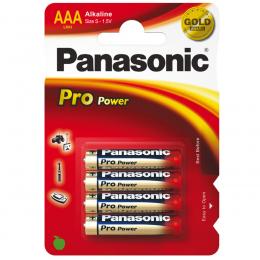 Panasonic Pro Power Alkaline Batterie Micro AAA, 4er-Pack