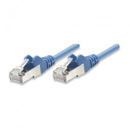 Patchkabel Cat5e SF/UTP (S-FTP) RJ45   1m blau  Retail   