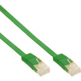 Patchkabel CAT6e U/UTP RJ45   2m grn flach  Retail   