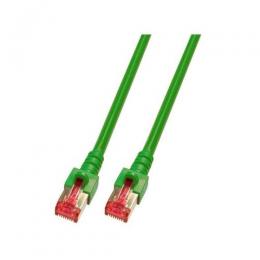 Patchkabel RJ45, S/FTP, Cat.6, LSZH, 0.5m, grn