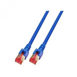 Patchkabel RJ45, S/FTP, Cat.6, LSZH, 1.5m, blau