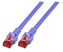 Patchkabel RJ45, S/FTP, Cat.6, LSZH, 10m, violett