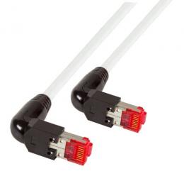 Patchkabel RJ45, S/FTP, Cat.6A, 2x TM21 90, UC900, 1,5m, wei