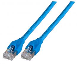 Patchkabel RJ45, S/FTP, Cat.6A, AMP EMT, UC900, 10m, blau