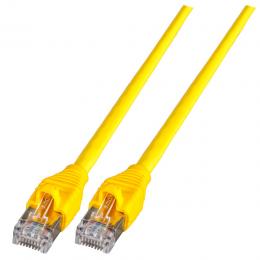 Patchkabel RJ45, S/FTP, Cat.6A, AMP EMT, UC900, 10m, gelb