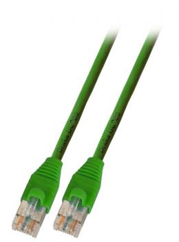 Patchkabel RJ45, S/FTP, Cat.6A, AMP EMT, UC900, 15m, grn