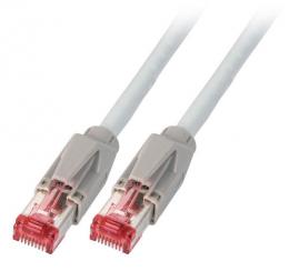 Patchkabel RJ45, S/FTP, Cat.6A, TM21, Dtwyler 7702, 10m, grau