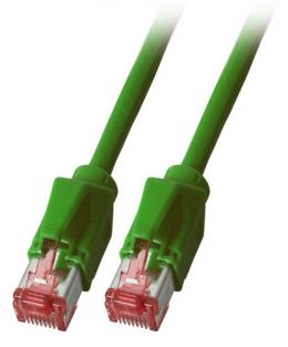 Patchkabel RJ45, S/FTP, Cat.6A, TM21, Dtwyler 7702, 10m, grn