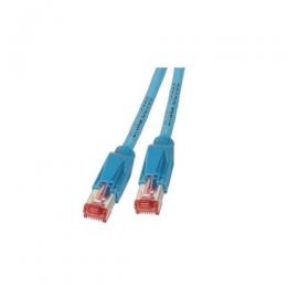 Patchkabel RJ45, S/FTP, Cat.6A, TM21, UC900, 0,30m, blau