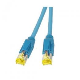 Patchkabel RJ45, S/FTP, Cat.6A, TM31, Dtwyler 7702, 15m, blau