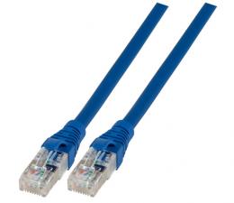 Patchkabel RJ45, U/FTP, Cat.6A, AWG26/7, LSZH, 10m, blau