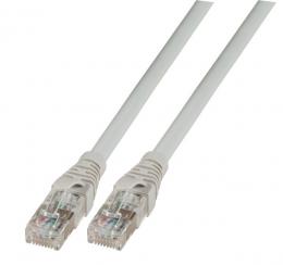 Patchkabel RJ45, U/FTP, Cat.6A, AWG26/7, LSZH, 10m, grau