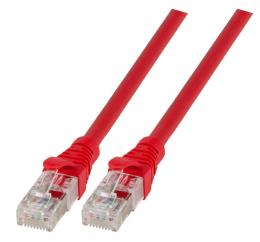 Patchkabel RJ45, U/FTP, Cat.6A, AWG26/7, LSZH, 10m, rot