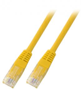 Patchkabel RJ45, U/UTP, Cat.6, LSZH, 7.5m, gelb