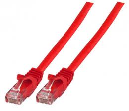 Patchkabel RJ45, U/UTP, Cat.6, LSZH, CCA, 1,5m, rot