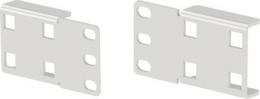 PDU-Halter 1-fach, Set 2 Stck, RAL9005, fr Schrankserie PRO