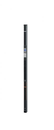 PDU Vertikal BlueNet3000 18xC13 3xC19, 1xRCM, Zuleitung 3 m H05VV-F 5G 2,5mm auf AEH