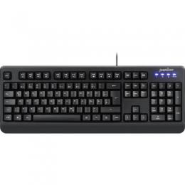 Perixx PERIBOARD-517 DE, Wasser- und staubdichte USB-Tastatur, IP65, schwarz