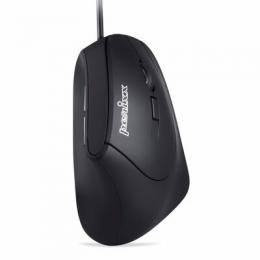 Perixx PERIMICE-515 II, Ergonomische Maus, USB-Kabel, schwarz