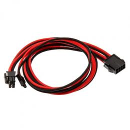 PHANTEKS 6+2-Pin PCIe Verlängerung 500mm - schwarz/rot