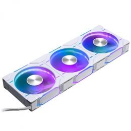 PHANTEKS D30 PWM Reverse Airflow D-RGB weiß | 3er-Pack 120mm Gehäuselüfter