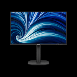 Philips 24B2U3301 FHD Office Monitor 24 Zoll Full HD Office Monitor, IPS-Panel, 4 ms, 120 Hz, USB-C, HDMI, DisplayPort, Schwarz