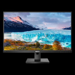 Philips 273S1 27 Zoll Full HD Monitor, höhenverstellbar, Lautsprecher, Adaptive Sync (1920x1080, 75 Hz, HDMI, DisplayPort (in/Out), USB-C (65W