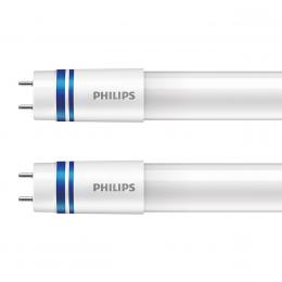 Philips 2er-Set 24-W-T8-LED-Röhrenlampe LEDtube UO InstantFit, 3700 lm, neutralweis, EVG, 150 cm