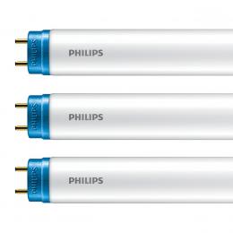 Philips 3er-Set 15,5-W-T8-LED-Röhrenlampe CorePro LEDtube, 1800 lm, kaltweiß, KVG/VVG, 120 cm