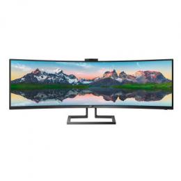 Philips 499P9H Office Monitor - Curved, DQHD, Höhenverstellung