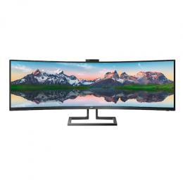 Philips 499P9H Office Monitor - Curved, DQHD, Höhenverstellung