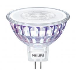 Philips 7,5-W-GU5.3-LED-Lampe Master LEDspot Value, MR16, 621 lm, warmweiß (2700 K), 36°, dimmbar