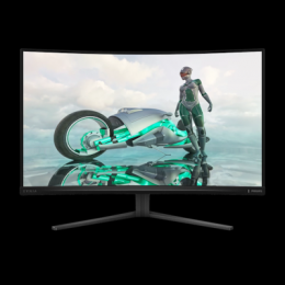 Philips Evnia 32M2C3500L 32 Zoll QHD Curved Gaming Monitor, 180 Hz, 0.5 ms, FreeSync Premium, HDR10 (2560x1440, 2x HDMI, DisplayPort) dunkel grau