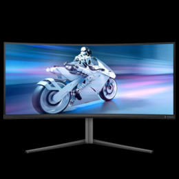 Philips Evnia 34M2C6500 34 Zoll WQHD OLED Curved Monitor, 175 Hz, 0,03 ms, FreeSync Premium Pro, G-Sync comp., HDR400 (3440x1440, 2x HDMI, DisplayPort