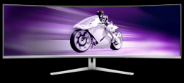 Philips Evnia 49M2C8900 49 Zoll - QD OLED Curved Gaming Monitor QD OLED, DQHD, 240 Hz, 0,03 ms, Ambiglow, HDMI 2.1, DP, USB-C