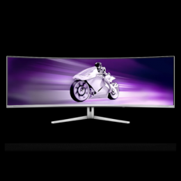 Philips Evnia 49M2C8900L 49 Zoll DQHD OLED Curved Gaming Monitor, 144 Hertz, 0,03ms GtG, HDR400, Ambiglow (5120x1440, HDMI 2.1, DisplayPort 1.4, USB-C
