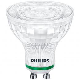 Philips Hocheffiziente 2,4-W-LED-Lampe LEDspot UE PAR16, GU10, 380 lm, 3000 K, 36°, 158 lm/W, EEK B