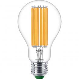 Philips Hocheffiziente 7,3-W-Filament-LED-Lampe LEDbulb UE A70, E27, 1535 lm, 3000 K, 210 lm/W,EEK A